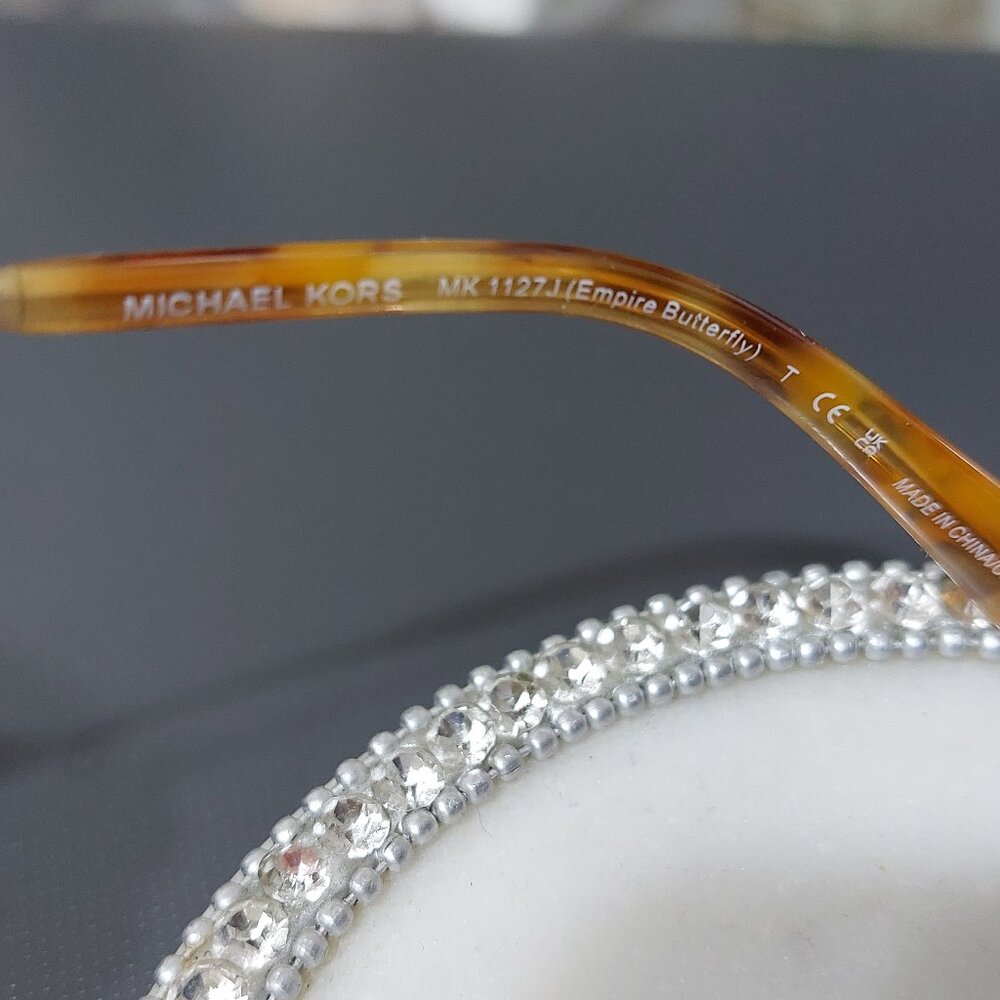 Michael Kors MK1127J Empire Butterfly Brown Gradient Ladies Coolest Sunglasses - Picture 5 of 11